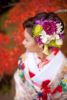 着物にもぴったり 和装の結婚式お呼ばれヘアは髪飾りで華やかに