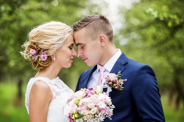 Beautiful wedding couple